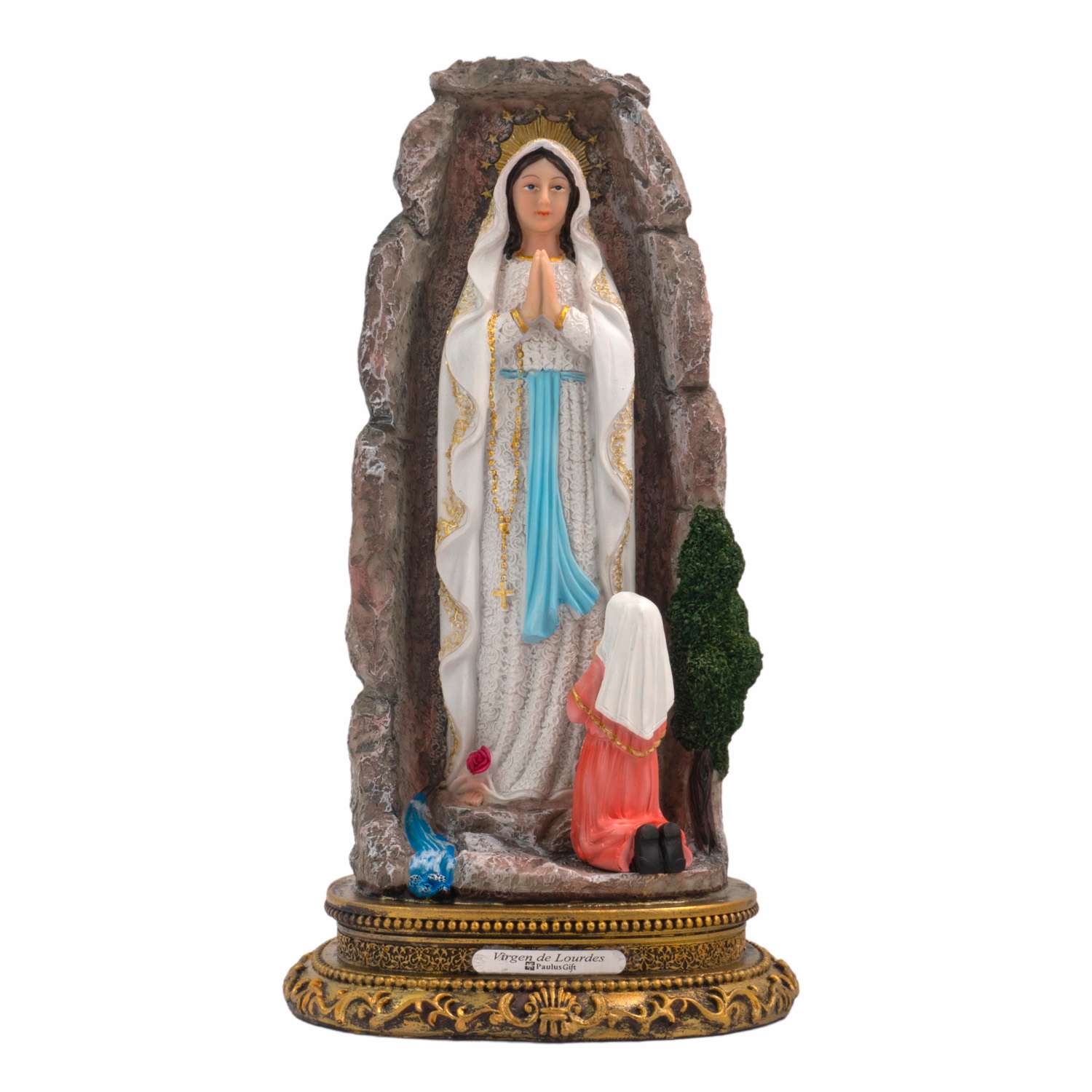 VIRGEN DE LOURDES 13" - 32.5 CM