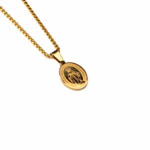 MEDALLA CON CADENA V MILAGROSA CR106