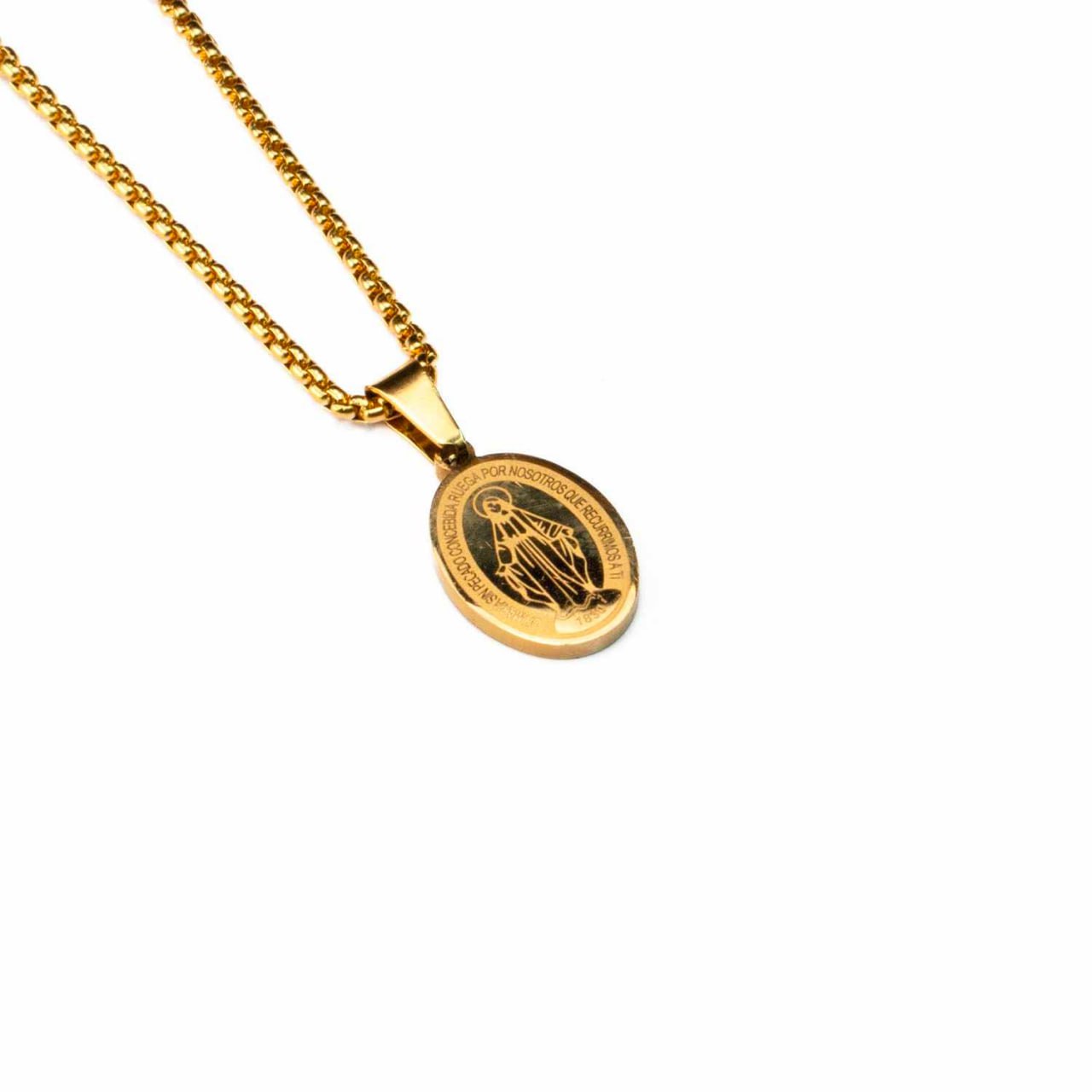 MEDALLA CON CADENA V MILAGROSA CR106