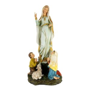 AR VIRGEN DE FÁTIMA CON PASTORES 30CM